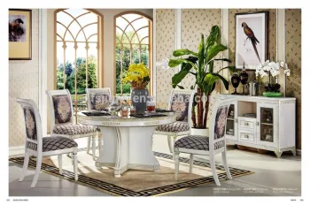 Round Dining table and chair