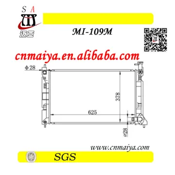 car radiator for COLT Z25A 02-03