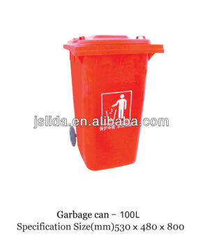 Plastic waste bin-100L