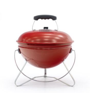 Portable Charcoal Grill  Outdoor Cooking Camping Charcoal Barbecue Folding BBQ Round Grill for Family