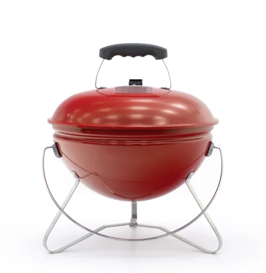 Portable Charcoal Grill  Outdoor Cooking Camping Charcoal Barbecue Folding BBQ Round Grill for Family