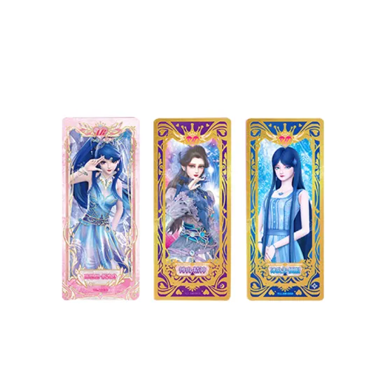 Cartoon character digital game cards