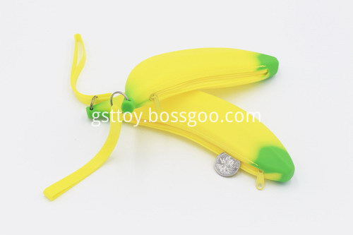 Silicone Banana Coin Bag