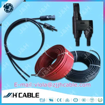 high voltage UL4703 PV solar cable with MC4 solar connector UL TUV