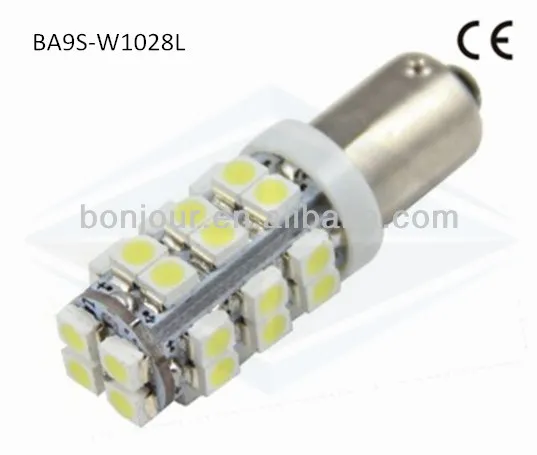 Bonjour LED Auto Light BA9S 28SMD 3528 1210 with CE