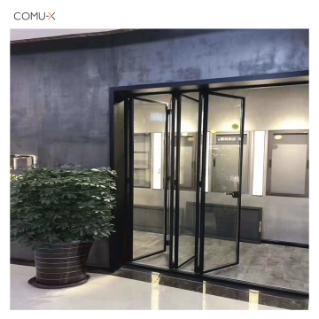 Aluminum Alloy Glass Folding Patio Doors for Balcony: Puerta Plegable Bifold Design