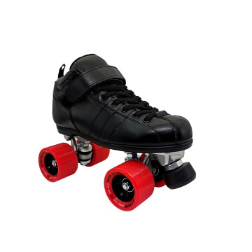 Professional Quad Speed Skates for Roller Derby: High-Quality 4-Wheel PU Cast Wheels and Micro-fiber Construction