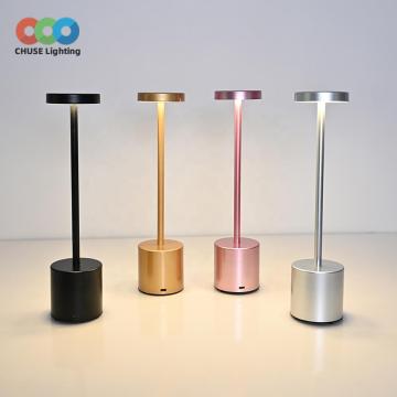 Modern Touch Dimmable 32000mAh USB Rechargeable LED Table Lamp for Hotels and Restaurants