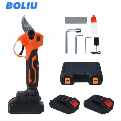 Top Selling Industrial Grade Rechargeable Cordless Power Pruning Shears with 25/30mm Cutting Diameter for Gardening