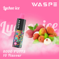 WASPE 8K PUFFS Vape Vape Bán buôn Châu Âu