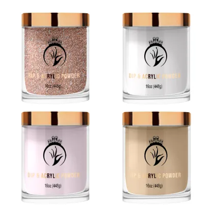 Factory Wholesale Clear Acrylic Powder Dip Powder 3 in 1 Acrylic Gel Powder for Nail Art