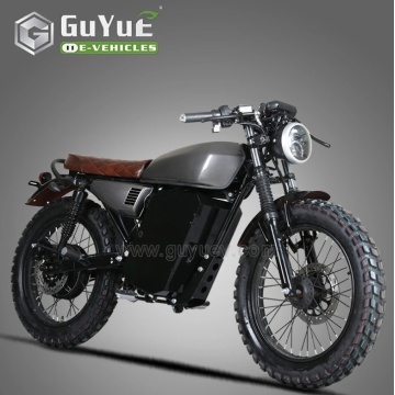 High-Tech Electric Cafe Racer Motorcycle