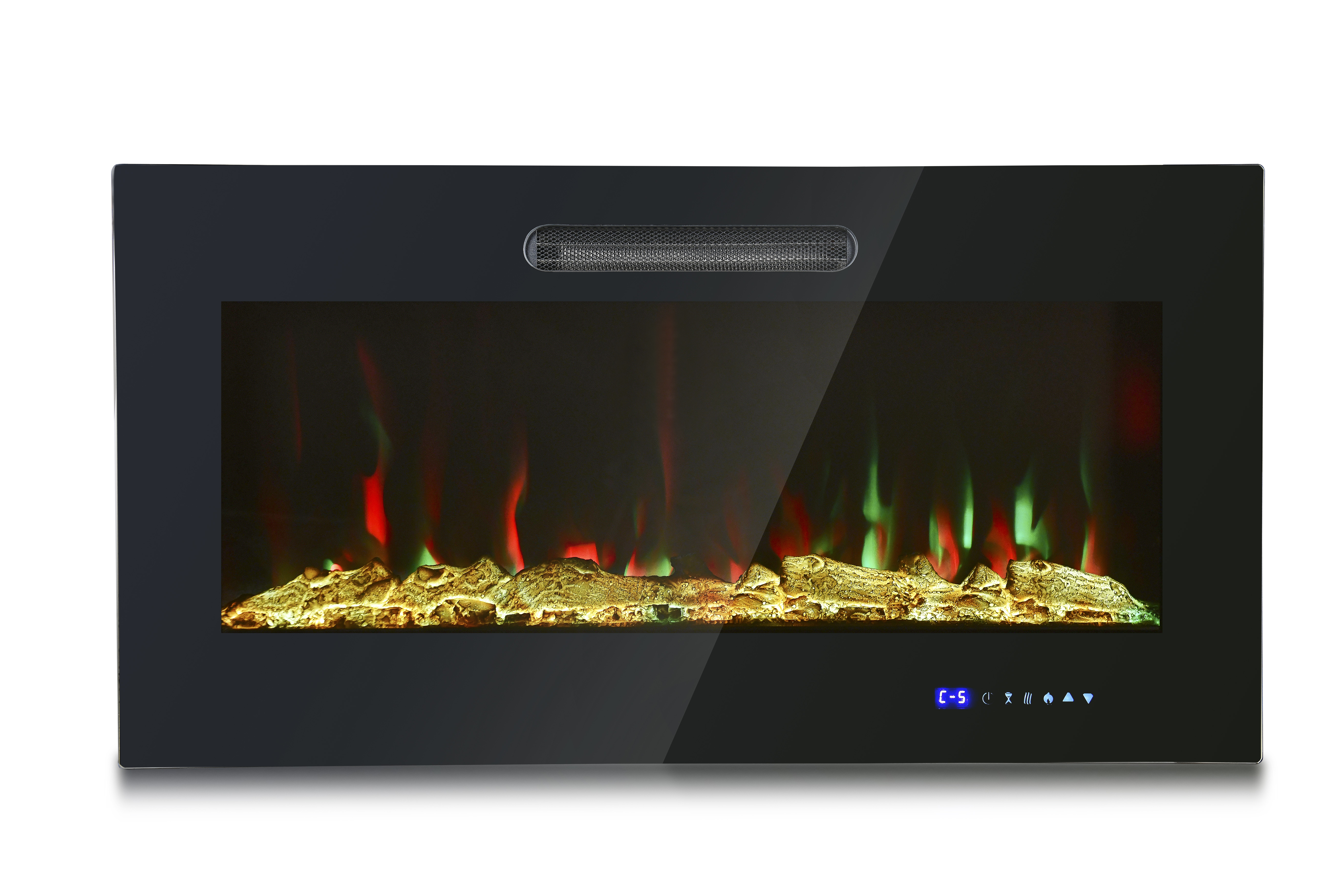 36 Inch Wall Mounted Electric Fireplace Heater