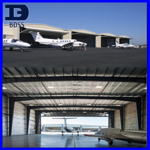 Astm Painting Steel Aircraft Hangar / Airplane Hangars Construction