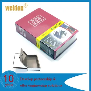 Fireproof Book safe Money box mini safe Cash box