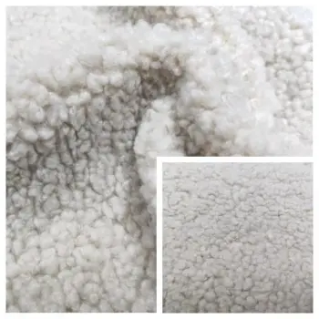 100%Polyester Recycled Teddy Fleece (aertai) Fabric