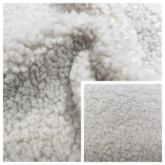 100%Polyester Recycled Teddy Fleece (aertai) Fabric