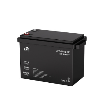 সোলার ব্যাকআপের জন্য নির্ভরযোগ্য 24V 100Ah লিথিয়াম ব্যাটারি