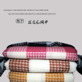 Halbwollte Wolle Square Check-Schal für Frau