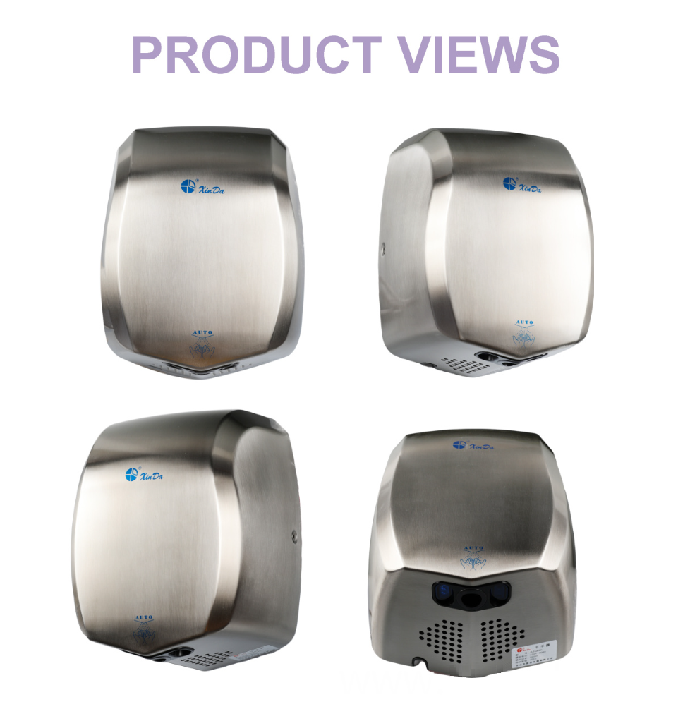 Customizable Stainless Steel Hand Dryers