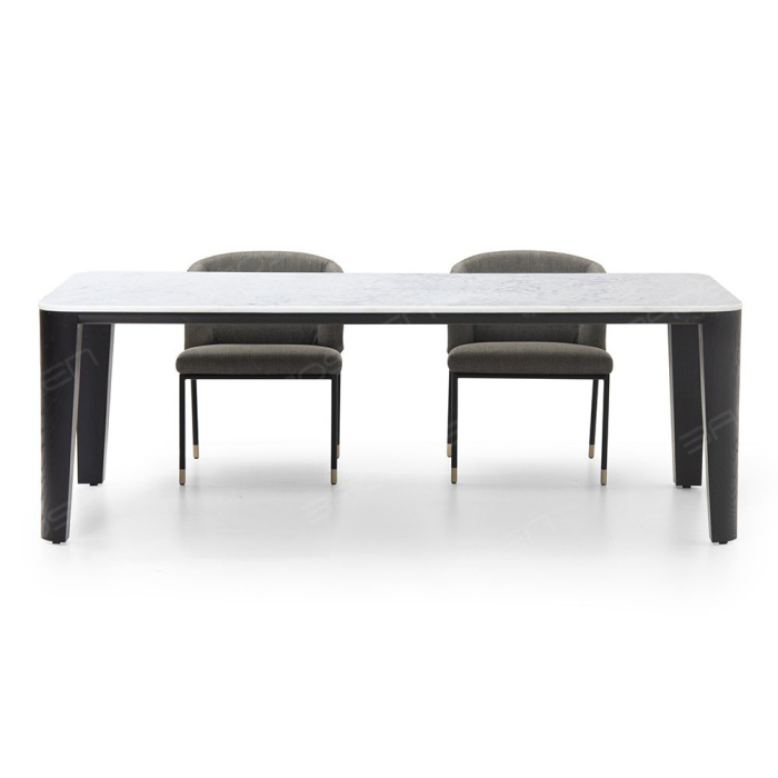 mesa de jantar de mármore moderna