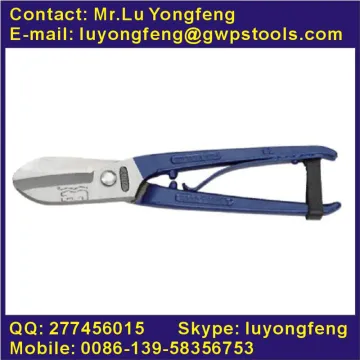 European style Tinman's snip with spring