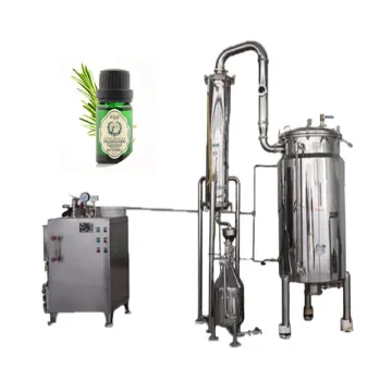 Plant Essential Oil Steam Distiller Rotovap Equipment Essential Oil Distillation Equipment