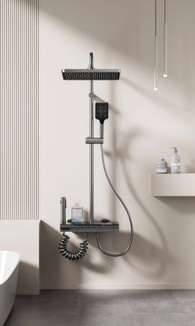 Luxury Bathroom Shower Set with Intelligent Digital Display