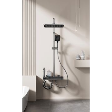 Luxury Bathroom Shower Set with Intelligent Digital Display