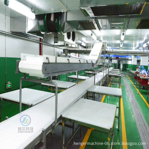 Efficient Meat Segmentation, Cutting, and Deboning Conveyor Equipment for Slaughterhouses
