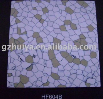 PVC floor tiles