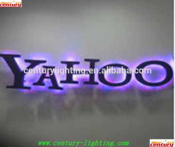 yahoo neon sign