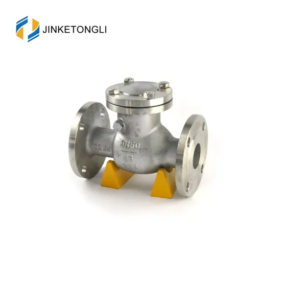 JKTLPC101 horizontal carbon steel flanged flapper check valve