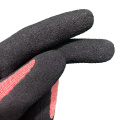 Pink Stretch Foam Gloves for Work Protection