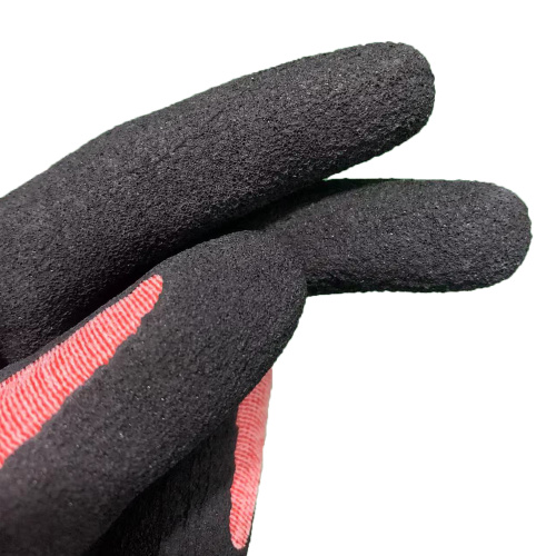 Pink Stretch Foam Gloves for Work Protection