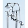 Floor Bathtub Faucet Chrome Vintage Free Standing Tub Filler Faucet ○ Manufactory