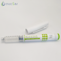 İnsülin enjeksiyonunda diyabet hastaları için tek kullanımlık kalem enjektörü