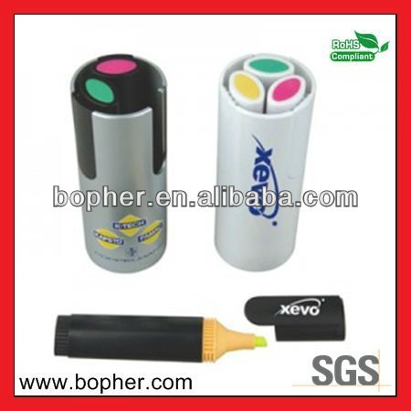 novelty multi color highlighter pen