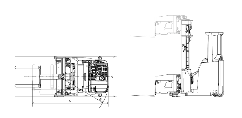 Toyota VNA forklift truck