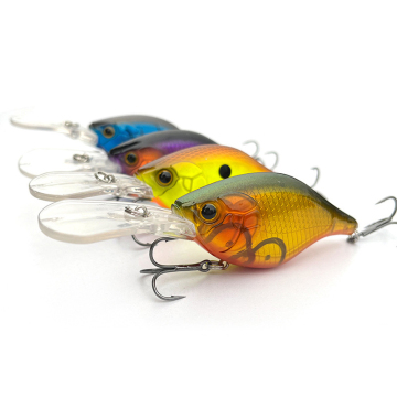 22g Floating Hard ABS Plastic Crankbait for Long-Casting Wobblers