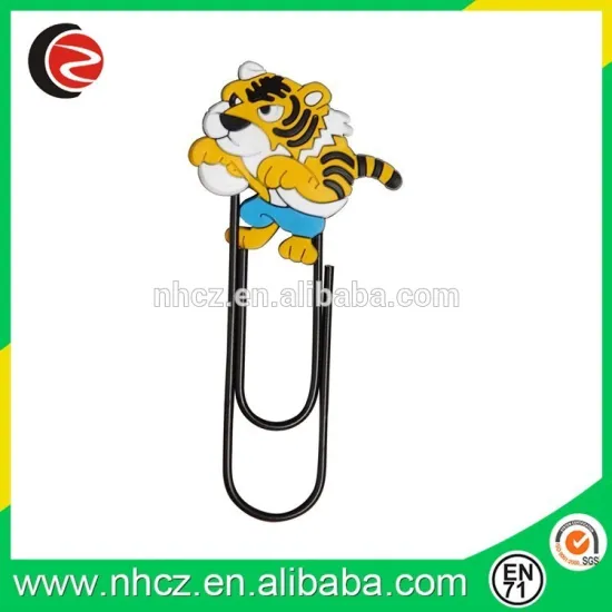 100MM Tiger PVC Bookmark for Kids