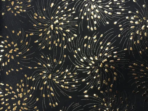 Fashion FDY Knitting Spandex fabric With Foil