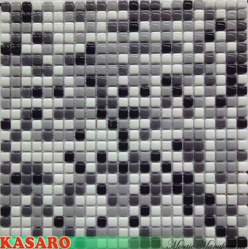 Black and White and Gray Full Body Mosaic Tiles (KSL-FBM14086)