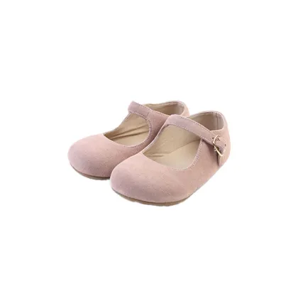 Genuine Leather Kids Dress Flat Shoes