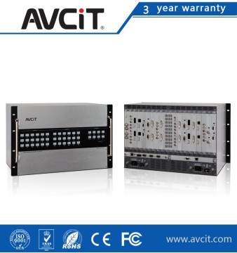 Controlled by WIFI audio conference system, support HDMI1 DVI VGA SDI CAT fiber AV, Earl II HD18*18 matrix switcher