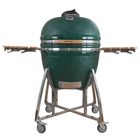 XXL Kamado Grill: Auplex Professional 27-29 Inch Outdoor Steel Charcoal Smoker BBQ