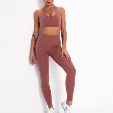 women ribbed yoga sets apparel Fitness