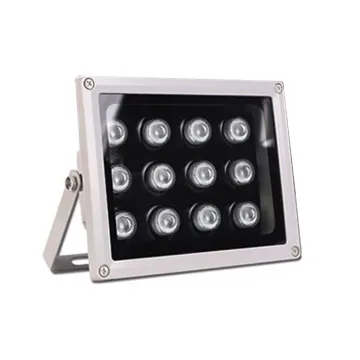 IP66 Waterproof 12-LED RGB Night Vision CCTV Surveillance Lamp