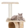 Cat Tree & Condo Scratching Post Tower,