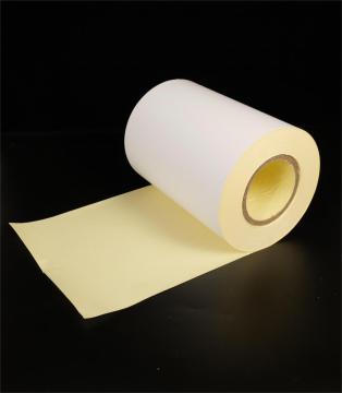 Direct Thermal TOP Freezer Adhesive Yellow Glassine